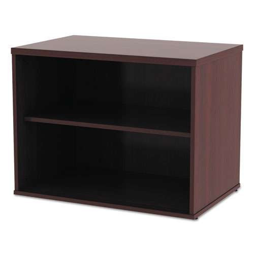 Alera Open Office Low Storage Cab Cred, 29 1/2w X 19 1/8d X 22 7/8h, Mahogany Alera Open Office Low Storage Cab Cred, 29 1/2w X 19 1/8d X 22 7/8h, Mahogany