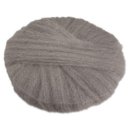 Radial Steel Wool Pads, Grade 0 (fine): Cleaning And Polishing, 20" Diameter, Gray, 12/carton Radial Steel Wool Pads, Grade 0 (fine): Cleaning And Polishing, 20" Diameter, Gray, 12/carton