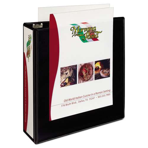 Heavy-duty Non Stick View Binder With Durahinge And Slant Rings, 3 Rings, 3" Capacity, 11 X 8.5, Black, (5600) Heavy-duty Non Stick View Binder With Durahinge And Slant Rings, 3 Rings, 3" Capacity, 11 X 8.5, Black, (5600)