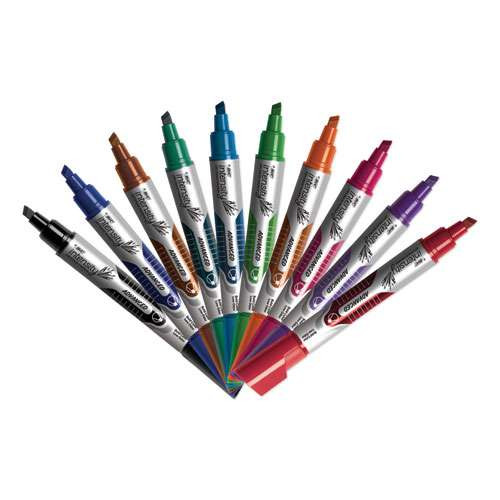 Intensity Advanced Dry Erase Marker, Tank-style, Broad Chisel Tip, Assorted Colors, 24/pack Intensity Advanced Dry Erase Marker, Tank-style, Broad Chisel Tip, Assorted Colors, 24/pack