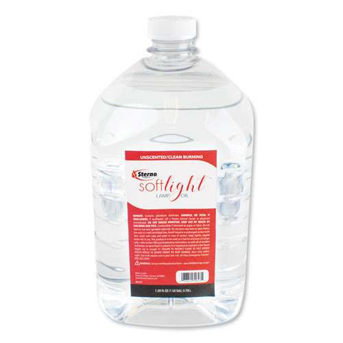 Soft Light Liquid Wax Lamp Oil, Clear, Gallon, 4 Per Carton Soft Light Liquid Wax Lamp Oil, Clear, Gallon, 4 Per Carton