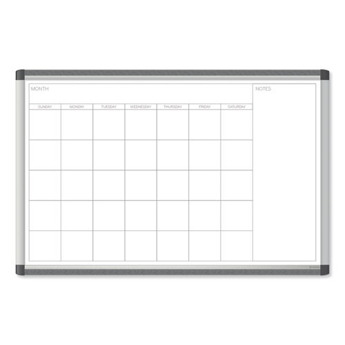 Pinit Magnetic Dry Erase Calendar, Monthly Planning/scheduling, 36 X 24 (actual Size: 35 X 23), White Surface, Aluminum Frame Pinit Magnetic Dry Erase Calendar, Monthly Planning/scheduling, 36 X 24 (actual Size: 35 X 23), White Surface, Aluminum Frame
