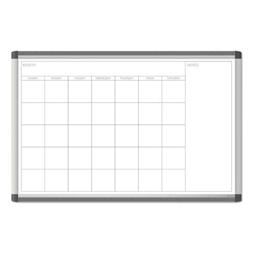 Pinit Magnetic Dry Erase Calendar, Monthly Planning/scheduling, 36 X 24 (actual Size: 35 X 23), White Surface, Aluminum Frame Pinit Magnetic Dry Erase Calendar, Monthly Planning/scheduling, 36 X 24 (actual Size: 35 X 23), White Surface, Aluminum Frame