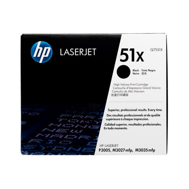 Q7551X | HP 51X | Original HP High-Yield Toner Cartridge - Black ...