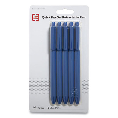 Sarasa Dry Gel X1 Gel Pen, Retractable, Medium 0.7 mm, Blue Ink, Blue  Barrel, 12/Pack