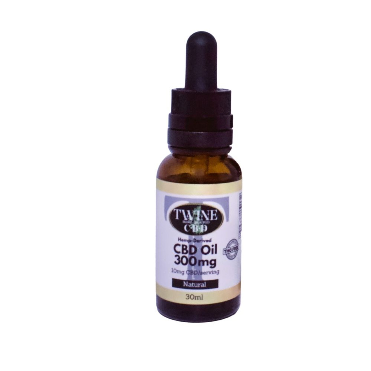 300mg CBD Oil 99% Pure Organic CBD Isolate THC Free 30ml-Natural