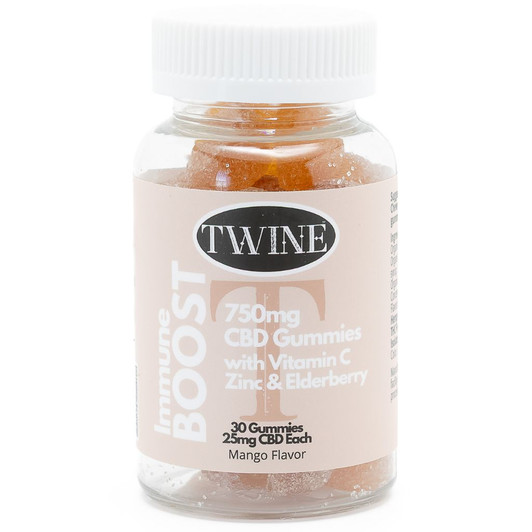 750mg CBD Immune Boost Gummies w/ Vitamin C, Zinc, & Elderberry and THC Free 30pcs-Mango Flavor