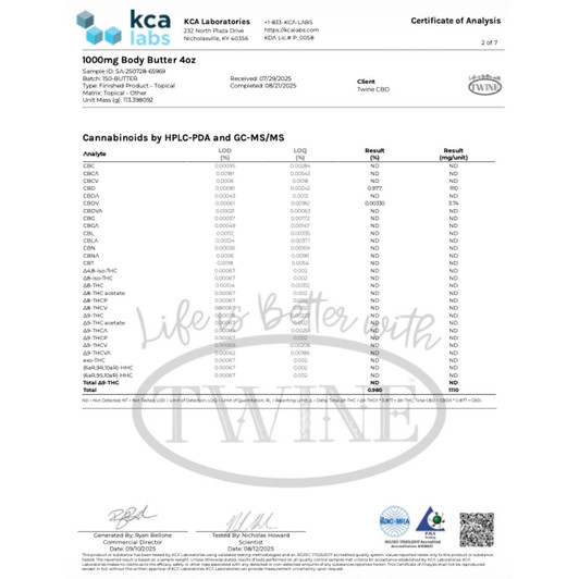 1000mg CBD Topical REST Body Butter with 99% Pure Organic CBD Isolate THC Free and Dead Sea Magnesium 150ml Lavender Vanilla