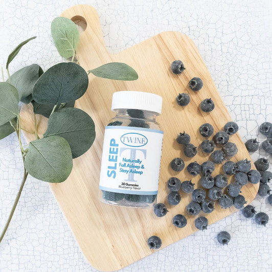 Sleep Gummies with Melatonin, L-Theanine, Magnesium Citrate, Passionflower, Chamomile and Lemon Balm 30pcs-Blueberry Flavor