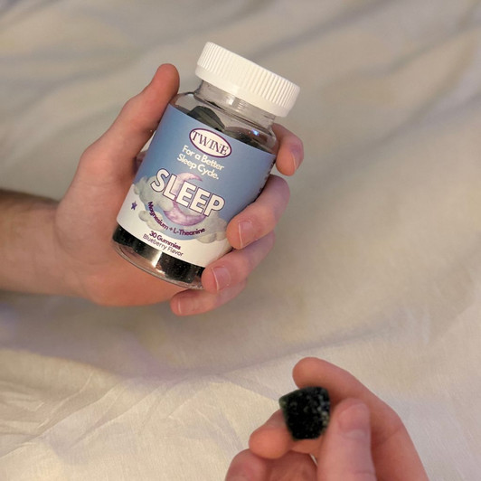 Sleep Gummies with Melatonin, L-Theanine, Magnesium Citrate, Passionflower, Chamomile and Lemon Balm 30pcs-Blueberry Flavor