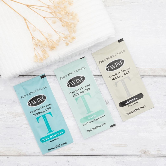 Travel Size CBD Topical Cream 99% Pure Organic CBD Isolate THC Free-Cool Menthol