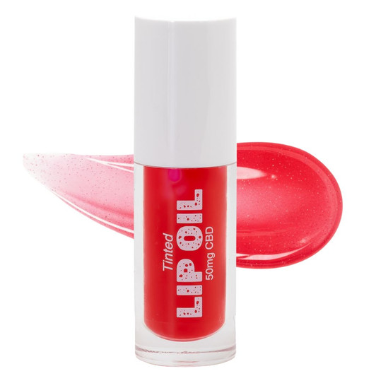 50mg CBD Lip Oil with Vitamin E 99% Pure Organic Isolate THC Free 6ml-Candy Apple