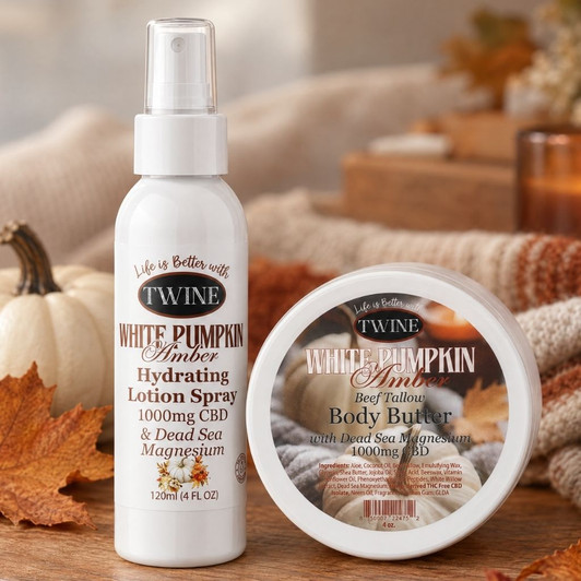 1000mg Beef Tallow Body Butter 150ml - White Pumpkin Amber