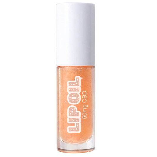 50mg CBD Lip Oil with Vitamin E 99% Pure Organic Isolate THC Free 6ml-Peach