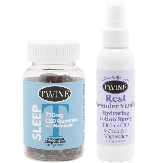 Sleep More Bundle - Sleep Gummies and Lavender Rest Hydrating Lotion Spray