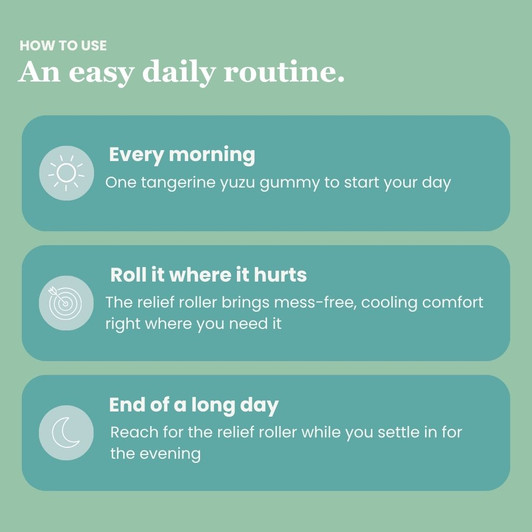 Hurt Less Bundle - Joint Gummies and Relief Roller