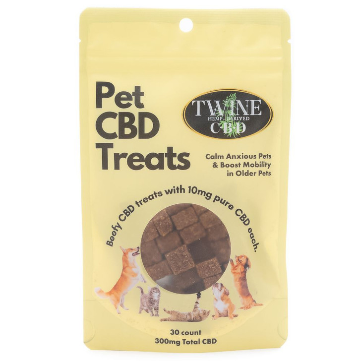 300mg Pet CBD Treats for Dogs or Cats THC Free 30 Treats Per Container