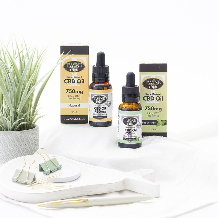 750mg CBD Oil 99% Pure Organic CBD Isolate THC Free 30ml-Peppermint Flavor