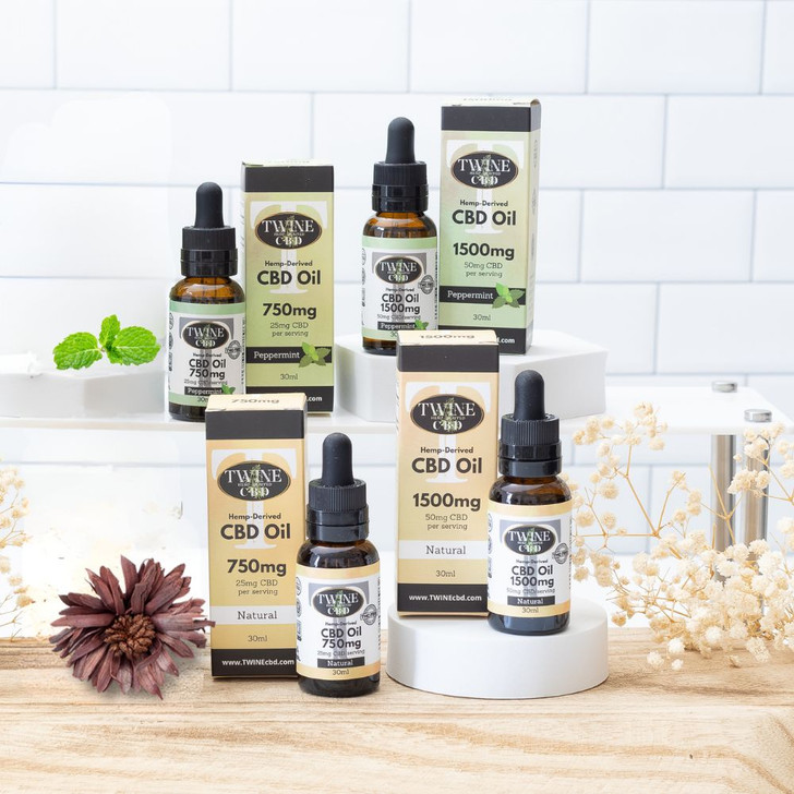 1500mg CBD Oil 99% Pure Organic CBD Isolate THC Free 30ml-Peppermint Flavor