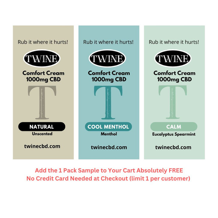 Free Sample Available - Travel Size CBD Topical Cream 99% Pure Organic CBD Isolate THC Free