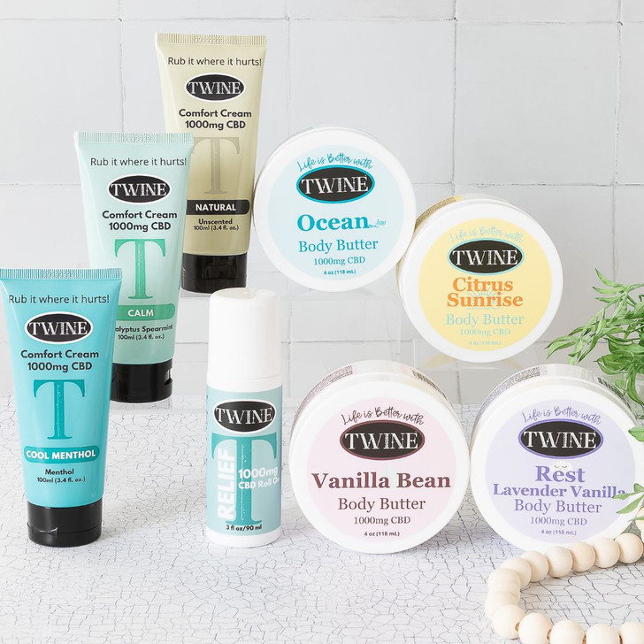 1000mg CBD Topical REST Body Butter with 99% Pure Organic CBD Isolate THC Free and Dead Sea Magnesium 150ml Lavender Vanilla