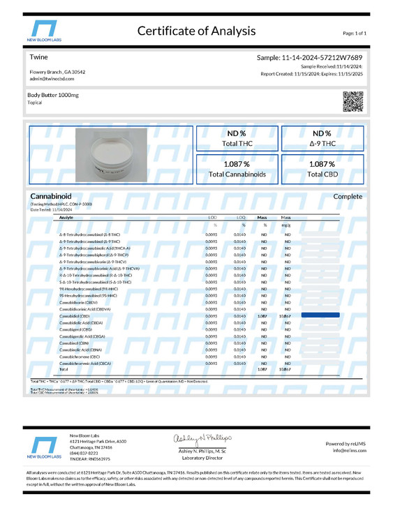 1000mg CBD Topical CITRUS SUNRISE Body Butter with 99% Pure Organic CBD Isolate THC Free and Dead Sea Magnesium 150ml
