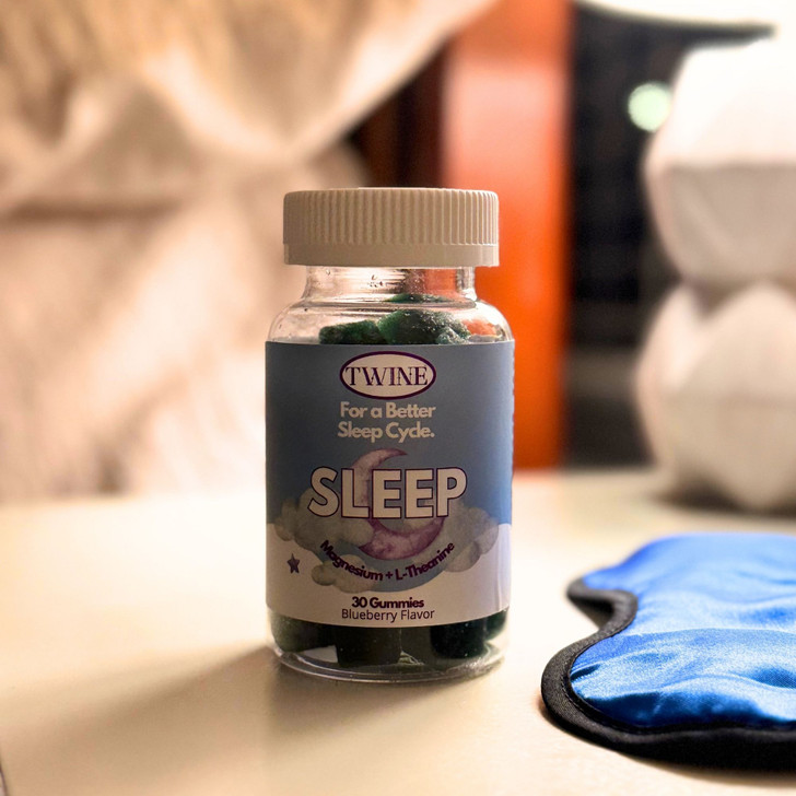 Sleep Gummies with Melatonin, L-Theanine, Magnesium Citrate, Passionflower, Chamomile and Lemon Balm 30pcs-Blueberry Flavor