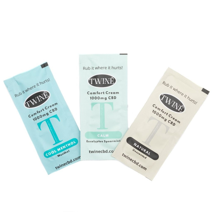 Travel Size CBD Topical Cream 99% Pure Organic CBD Isolate THC Free-Calm Eucalyptus Spearmint