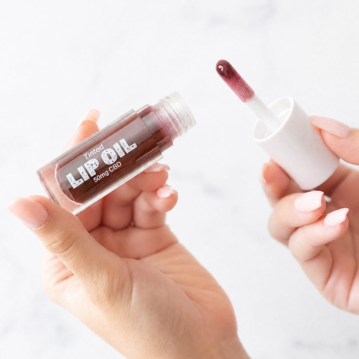 50mg CBD Lip Oil with Vitamin E 99% Pure Organic Isolate THC Free 6ml-Black Cherry