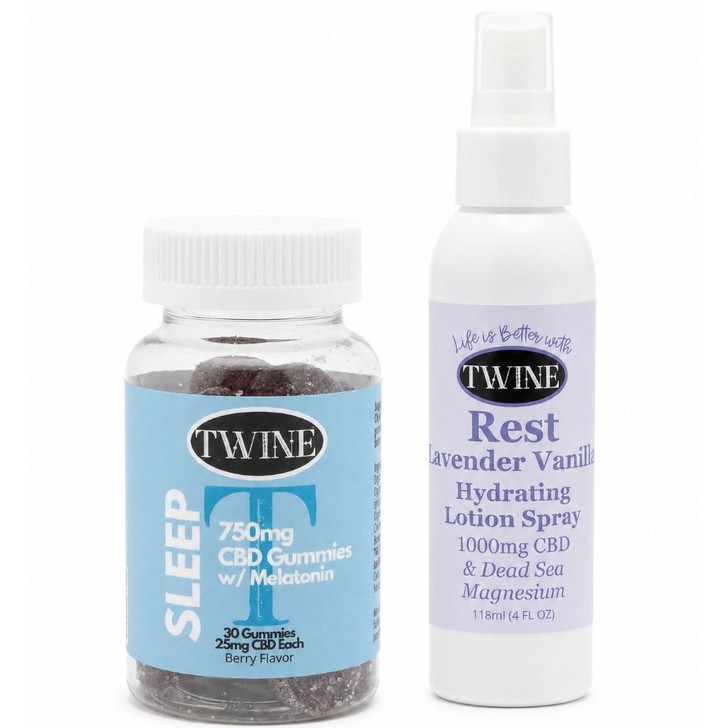 Sleep More Bundle - Sleep Gummies and Lavender Rest Hydrating Lotion Spray