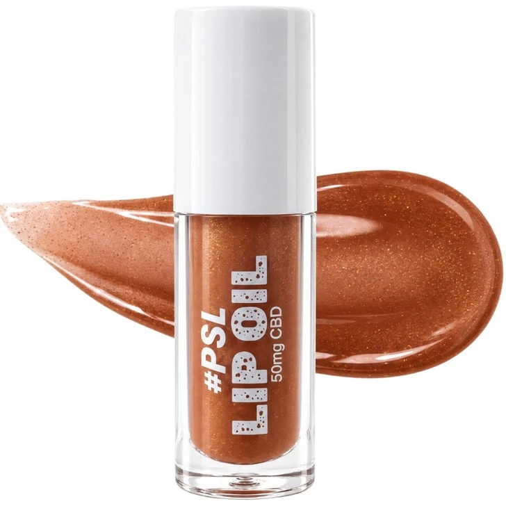 50mg CBD Lip Oil with Vitamin E 99% Pure Organic Isolate THC Free 6ml-Pumpkin Spice Latte