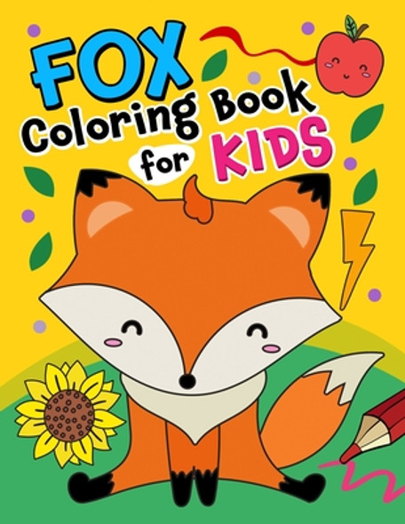 Fox Coloring Book for kids (Paperback)