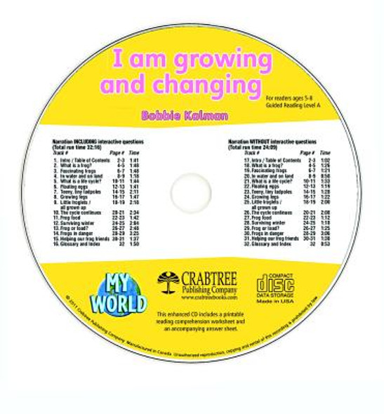 I Am Growing and Changing - CD Only (Hardcover)