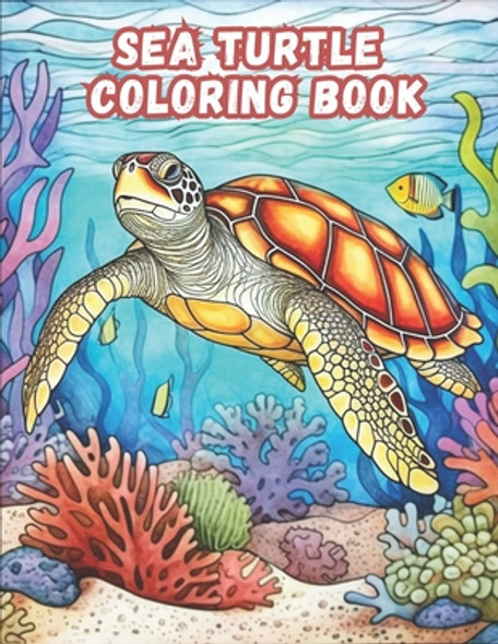 Sea Turtle Coloring Book (Paperback)