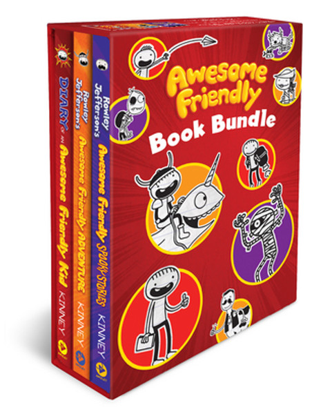 Awesome Friendly 3-Book Hardcover Gift Set: Diary of an Awesome Friendly Kid, Rowley Jefferson's Awesome Friendly Adventure, and Rowley Jefferson's Aw (Hardcover)