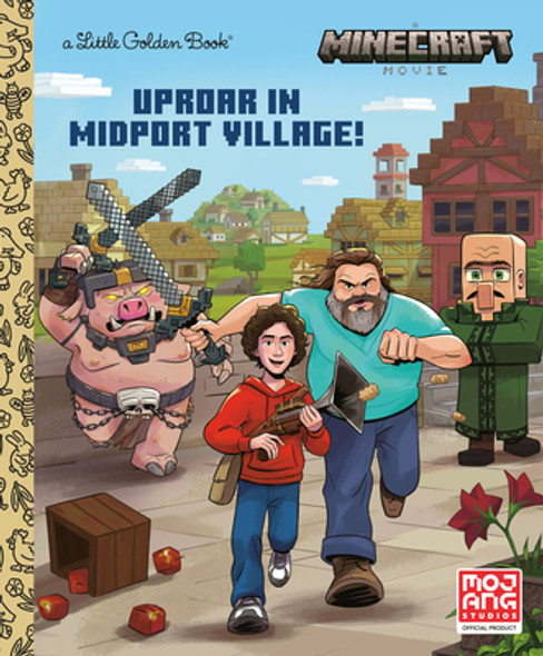 Uproar in Midport Village (a Minecraft Movie) (Hardcover)