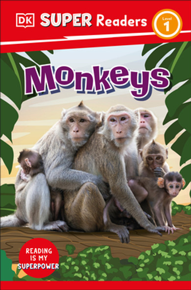 DK Super Readers Level 1 Monkeys (Hardcover)