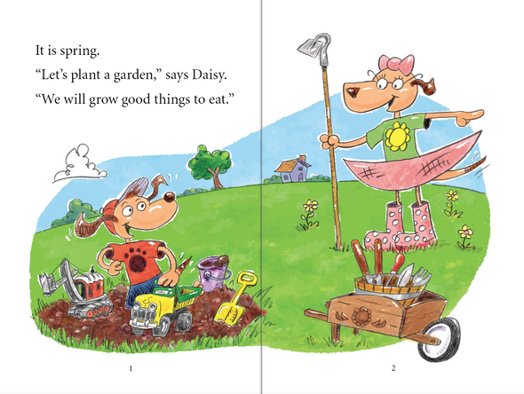 Digger and Daisy Plant a Garden (Hardcover)