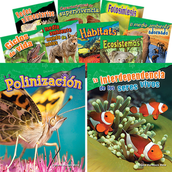 Let's Explore Life Science Grades 2-3 Spanish, 10-Book Set (Paperback)