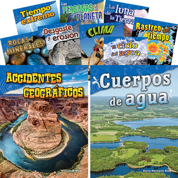 Let's Explore Earth & Space Science Grades 2-3 Spanish, 10-Book Set (Paperback)