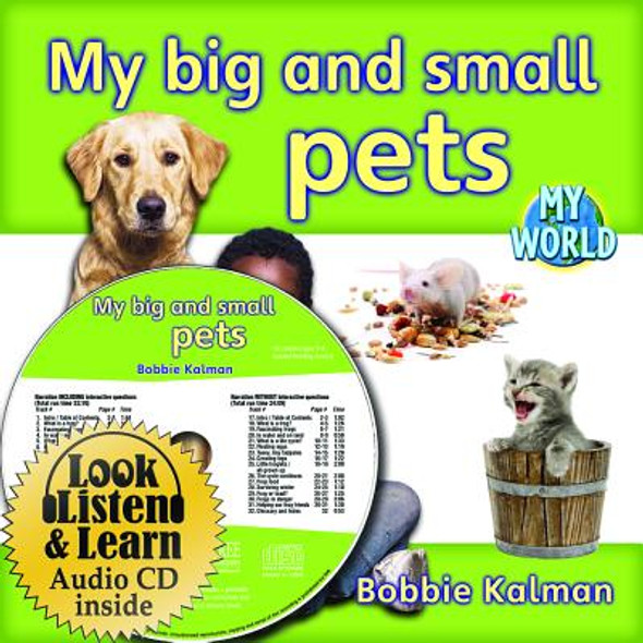 My Big and Small Pets - CD + Hc Book - Package (Hardcover)