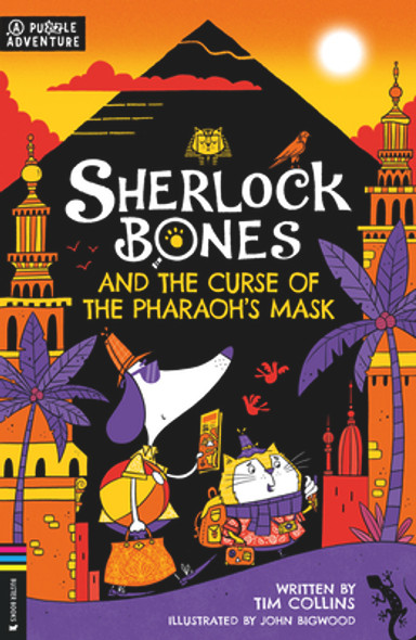 Sherlock Bones and the Curse of the Pharaoh's Mask: A Puzzle Adventure Volume 2 (Paperback)
