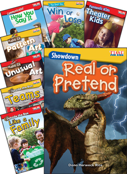 Time for Kids Social Studies/Language Arts Grades K-1, 8-Book Set (Hardcover)