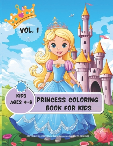 Princess Coloring Book Kids Vol.1 (Paperback)