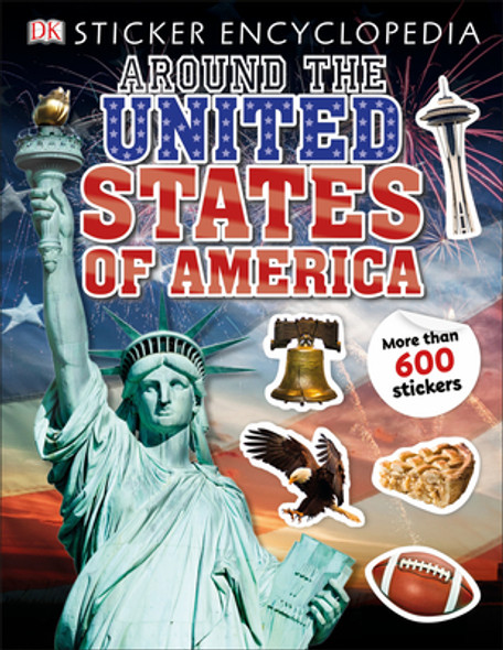 Sticker Encyclopedia Around the United States of America (Paperback)