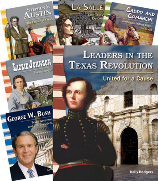 Leaders in Texas History 8-Book Set (Paperback)
