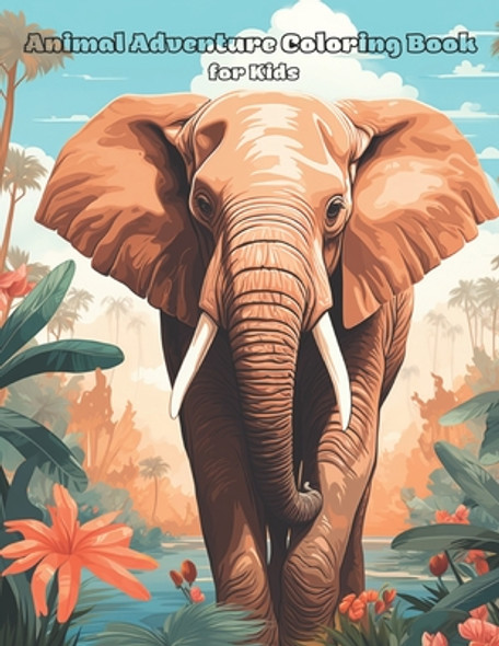 Animal Adventure Coloring Book for Kids (Paperback)