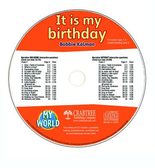It Is My Birthday - CD Only (Hardcover)