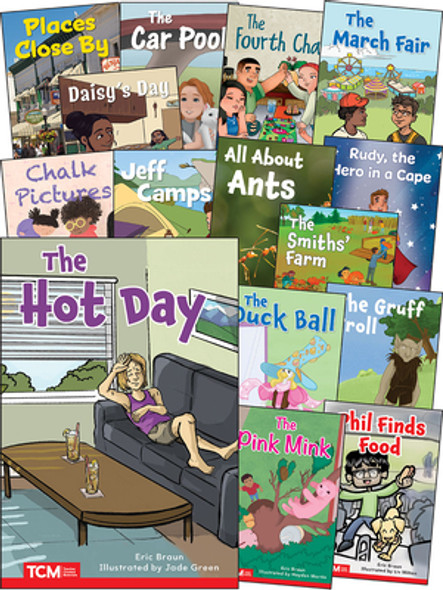 Decodable Books Grade 2 Set 1: 15-Book Set (Paperback)
