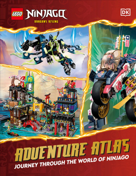 Lego Ninjago Dragons Rising Adventure Atlas: Journey Through the World of Ninjago (Without Minifigure) (Library Binding)